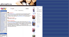 Desktop Screenshot of gilmoregirls.org